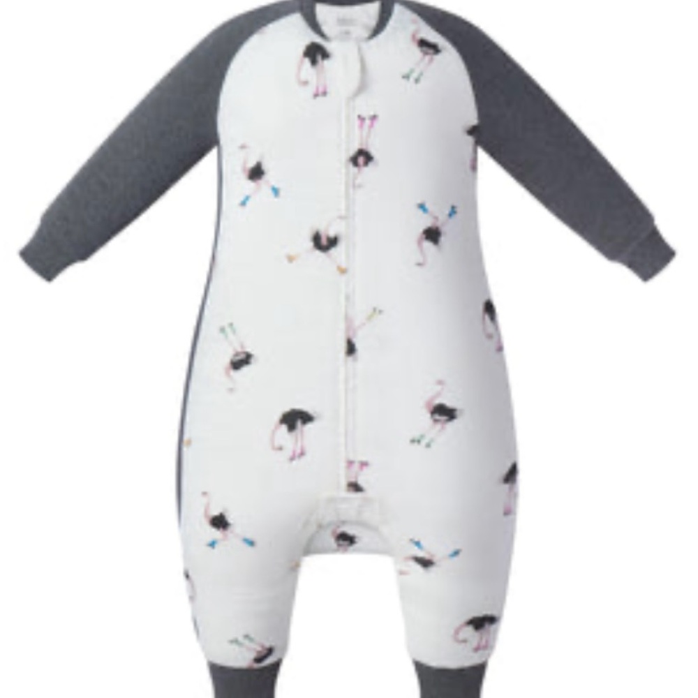 Nest Designs Bamboo Long Sleeve Footed Sleep Bag 1.0 TOG 18-24M